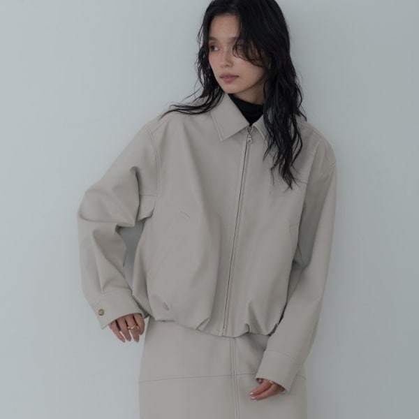 セットアップ対応】シンセティックレザージャケット | ギャレスト