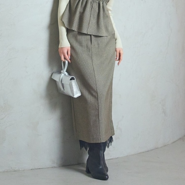 ガンクラブチェックタイトスカート | ギャレスト(GALLEST) | マルイ