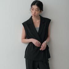 Comfy SET UP｜ベルテッドジレ【セットアップ対応／通勤／カセット服】