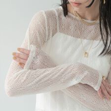 【2WAY】スリットレースプルオーバー