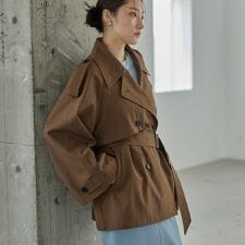 【撥水】ボンディングショートトレンチ