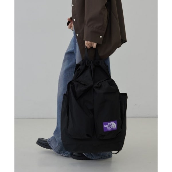 north face purple label リュックの通販