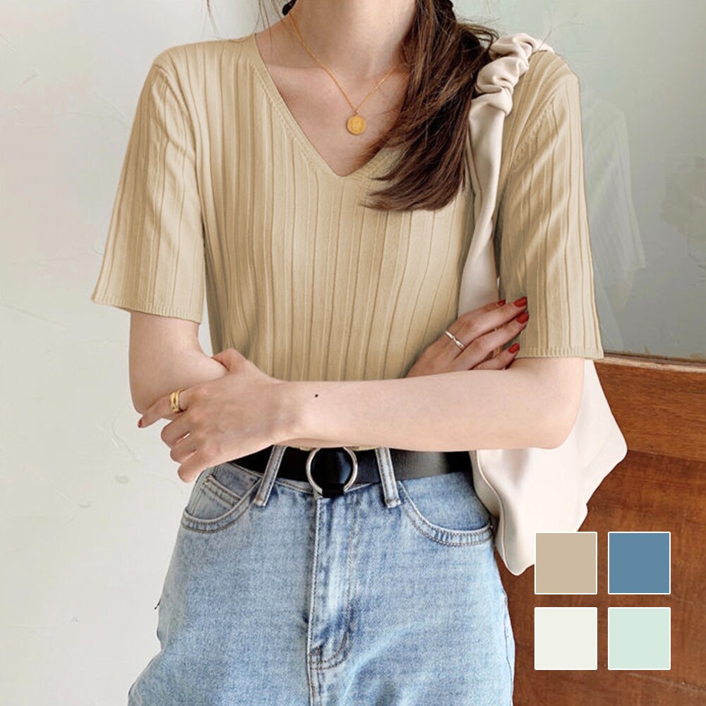 Deuxieme Classe購入 リブニットトップス ベージュ 1回のみ着用 予約]ボトルネックリブニットトップス/ベージュ – Lumier