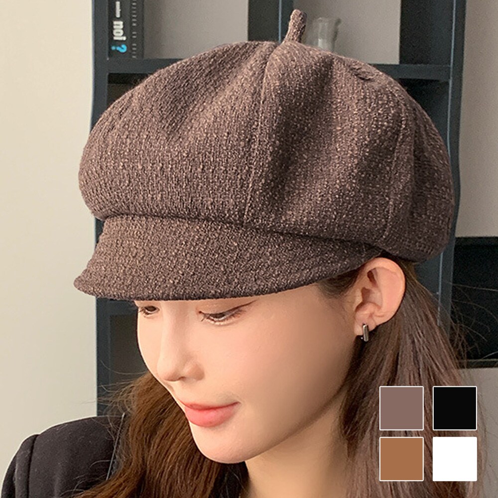 ミッフィー 帽子 ベレー帽 ベージュ 填