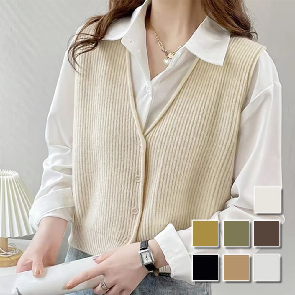 ニットベスト らぴすsama soulberry ベスト ジレ ニット嫌いがつくった、四角いハンサム