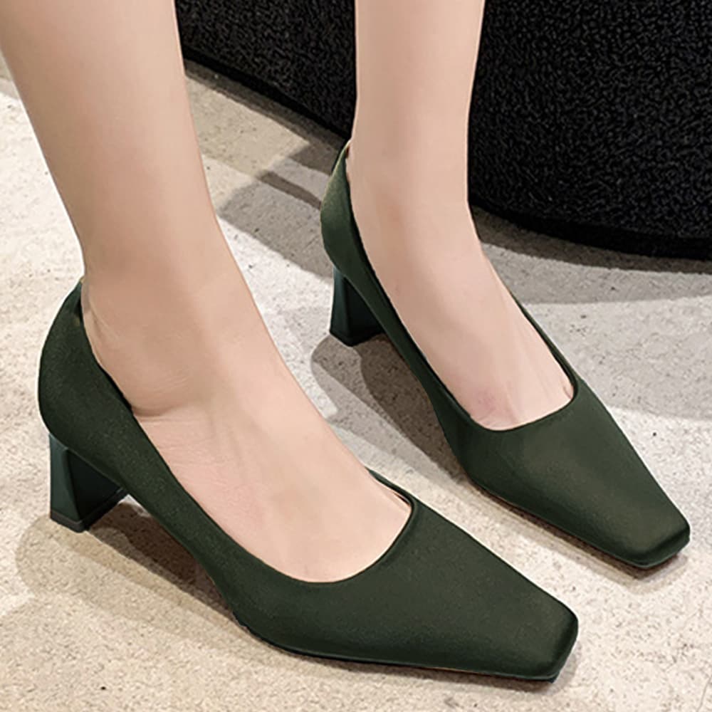 新品　23区PELLICO セミスクエアトゥ バックル パンプス　37 24cm PELLICO＞ NEW WIDESQEBB PS