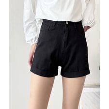 デニム風ショートパンツ