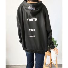 ビッグシルエットロゴジップパーカー