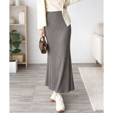 シワ加工プリーツロングスカート