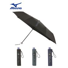 ミズノ(MIZUNO)の【大きい 60cm 耐風傘】折りたたみ雨傘 ビッグロゴ ワンポイント 無地