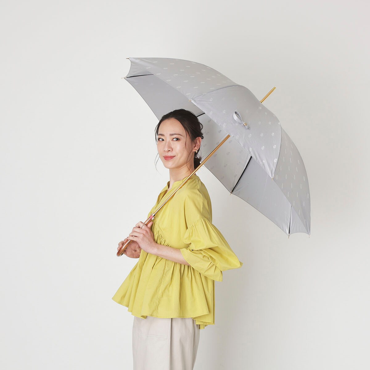 POLO RALPH LAUREN 日本製 雨傘 長傘カチオンジャガード二浴染め 日本製】雨傘 長傘 ポロポニー カチオンジャガード 二浴染め UV