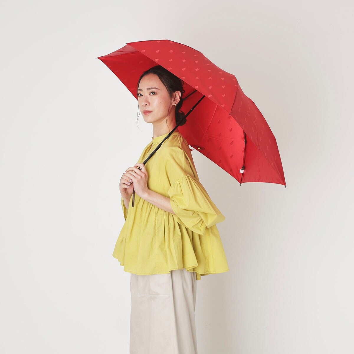 POLO RALPH LAUREN 日本製 雨傘 長傘カチオンジャガード二浴染め 日本製】雨傘 長傘 ポロポニー カチオンジャガード 二浴染め UV