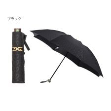 フルラ(FURLA)の【日本製 8本骨】雨傘 折りたたみ傘 ロゴ カチオンジャガード ロゴベルト UV