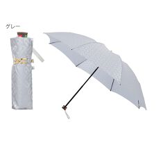 フルラ(FURLA)の【日本製 8本骨】雨傘 折りたたみ傘 ロゴ カチオンジャガード ロゴベルト UV