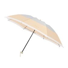 【日本製 8本骨】雨傘 折りたたみ傘 ボーダー カラーブロック ロゴ ワンポイント UV