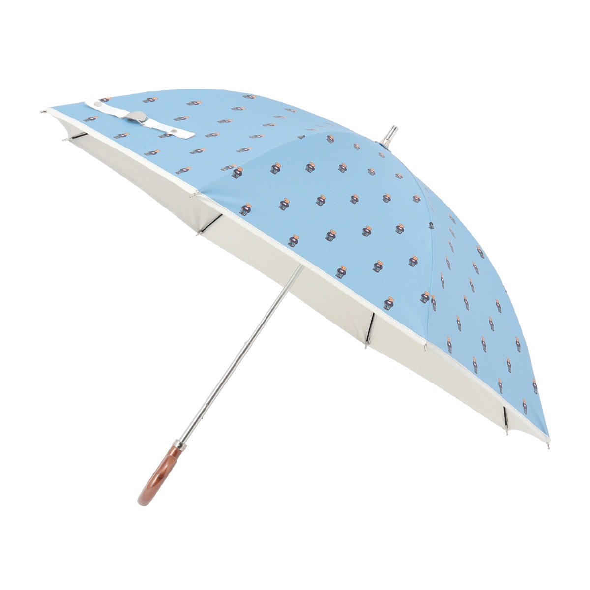 一級遮光 晴雨兼用 長傘 POLO BEAR 遮熱 UV 軽量 | ポロ ラルフ