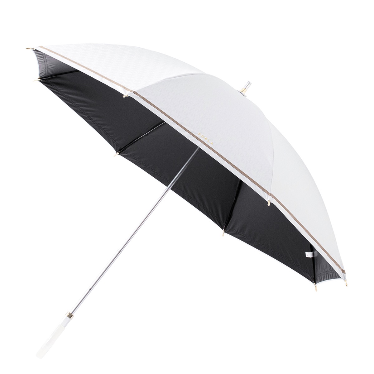 一級遮光 晴雨兼用 長傘 ジャガードグログラン 遮熱 UV 軽量 | フルラ