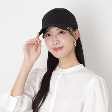 キャップ ロゴ サイド刺繍 ワンポイント 無地 UV ユニセックス