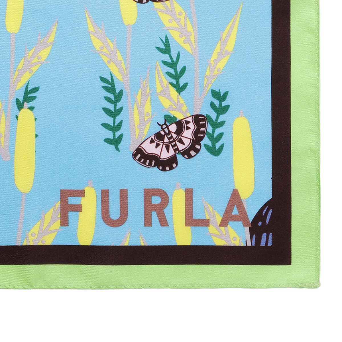 新品 ブルガリ スカーフ ピンク マルチカラー シルク バタフライ 蝶 シルクスカーフ 58×58cm ツイル 蝶柄 花柄 バタフライ ロゴ UV