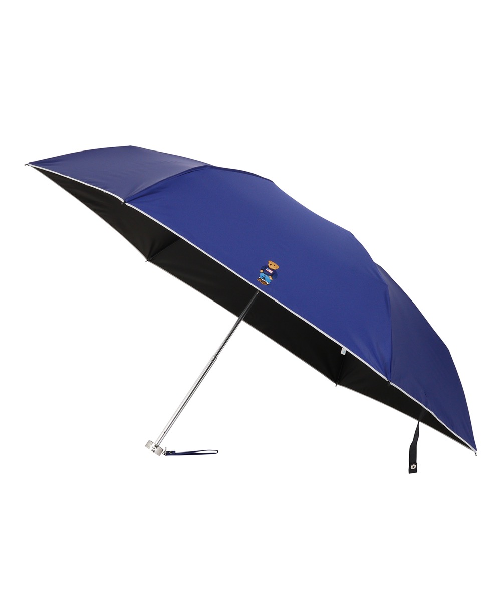 晴雨兼用 折りたたみ傘 ポロベア ユニセックス ワイドサイズ 日傘 一級 