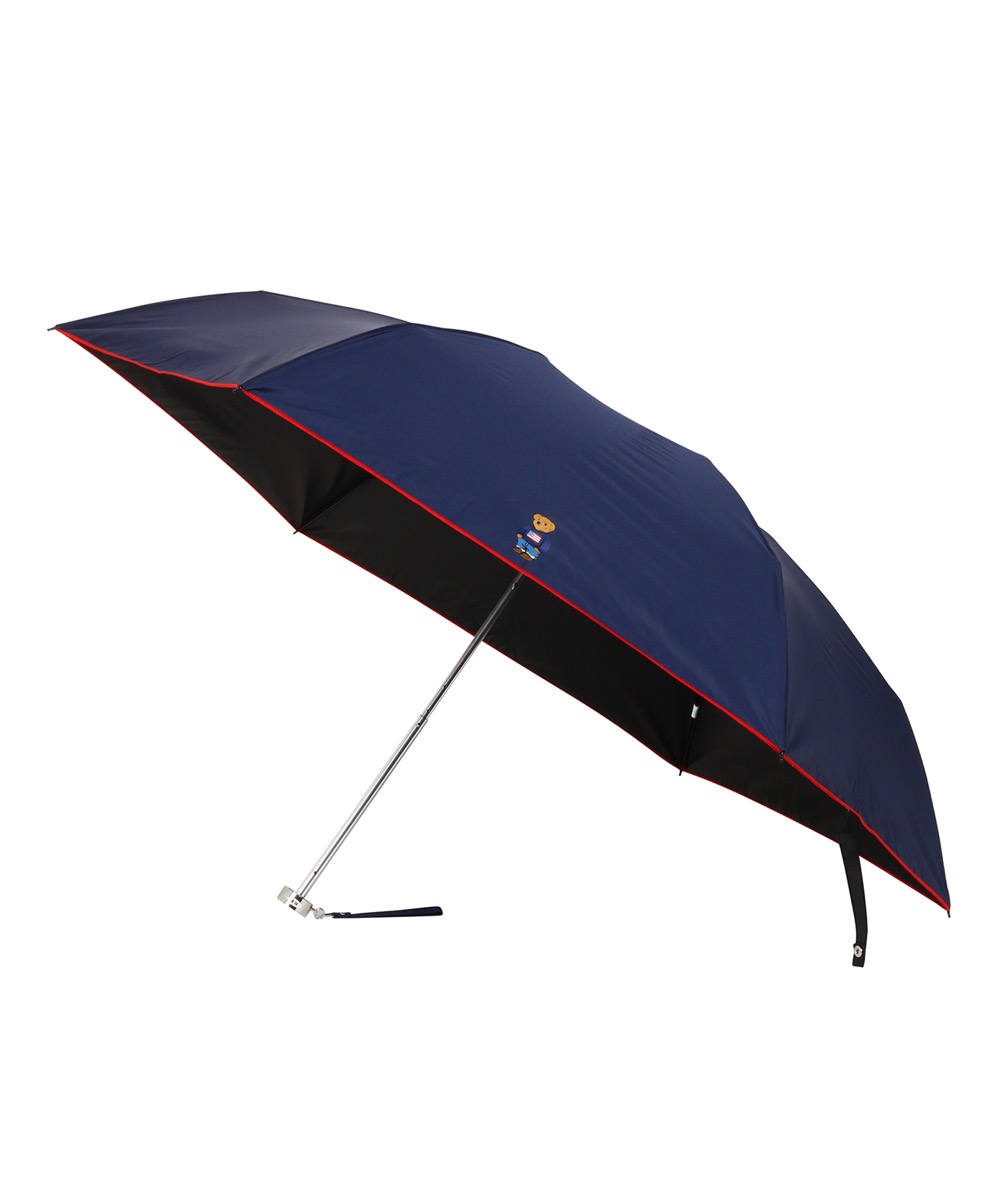 晴雨兼用 折りたたみ傘 ポロベア ユニセックス ワイドサイズ 日傘 一級