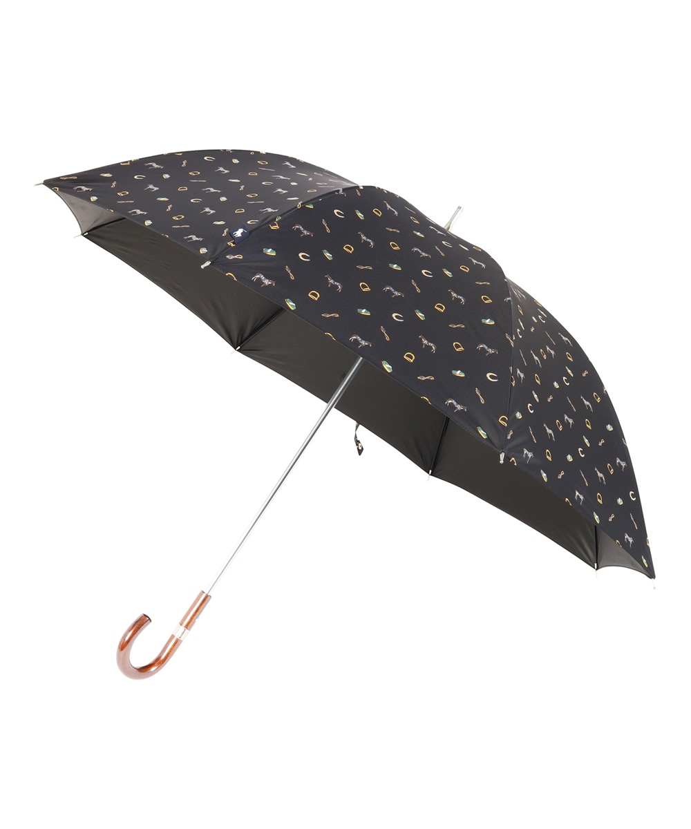 晴雨兼用 長傘 馬具 ユニセックス ワイドサイズ 日傘 一級遮光 遮熱 UV