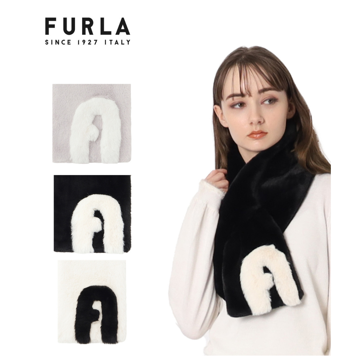 フェイクファーマフラー | フルラ(FURLA) | 2513532012 | ファッション