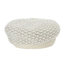 ツイード風ニットベレー帽／日本製