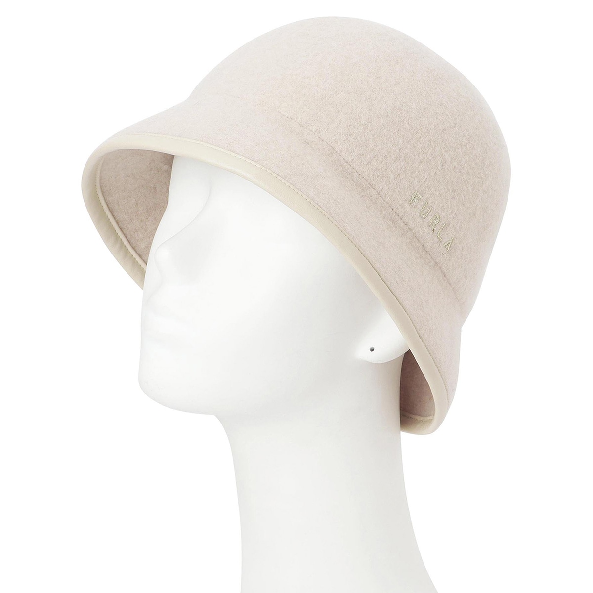 リボン巻きダウンハット 帽子 つば広 UV ペーパーブレード ロゴ