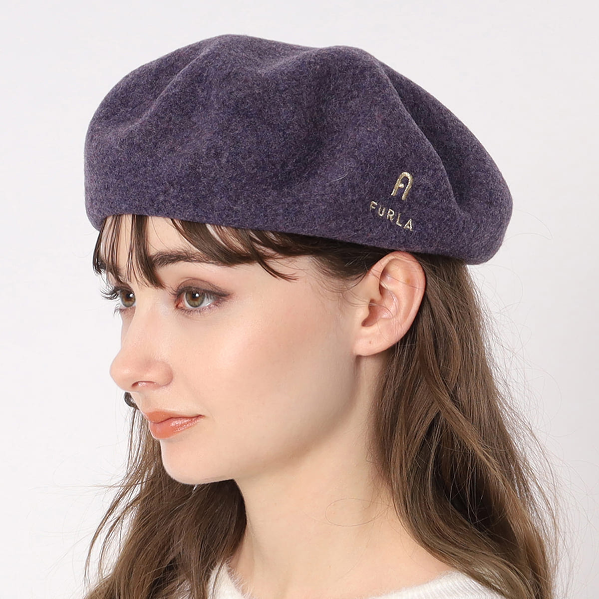 ロゴ入りバスクベレー帽 | フルラ(FURLA) | 2613569920 | ファッション