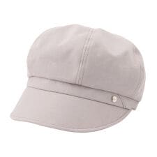 【日本製】コットンキャスケット 帽子 UV サイズ調整 ロゴチャーム