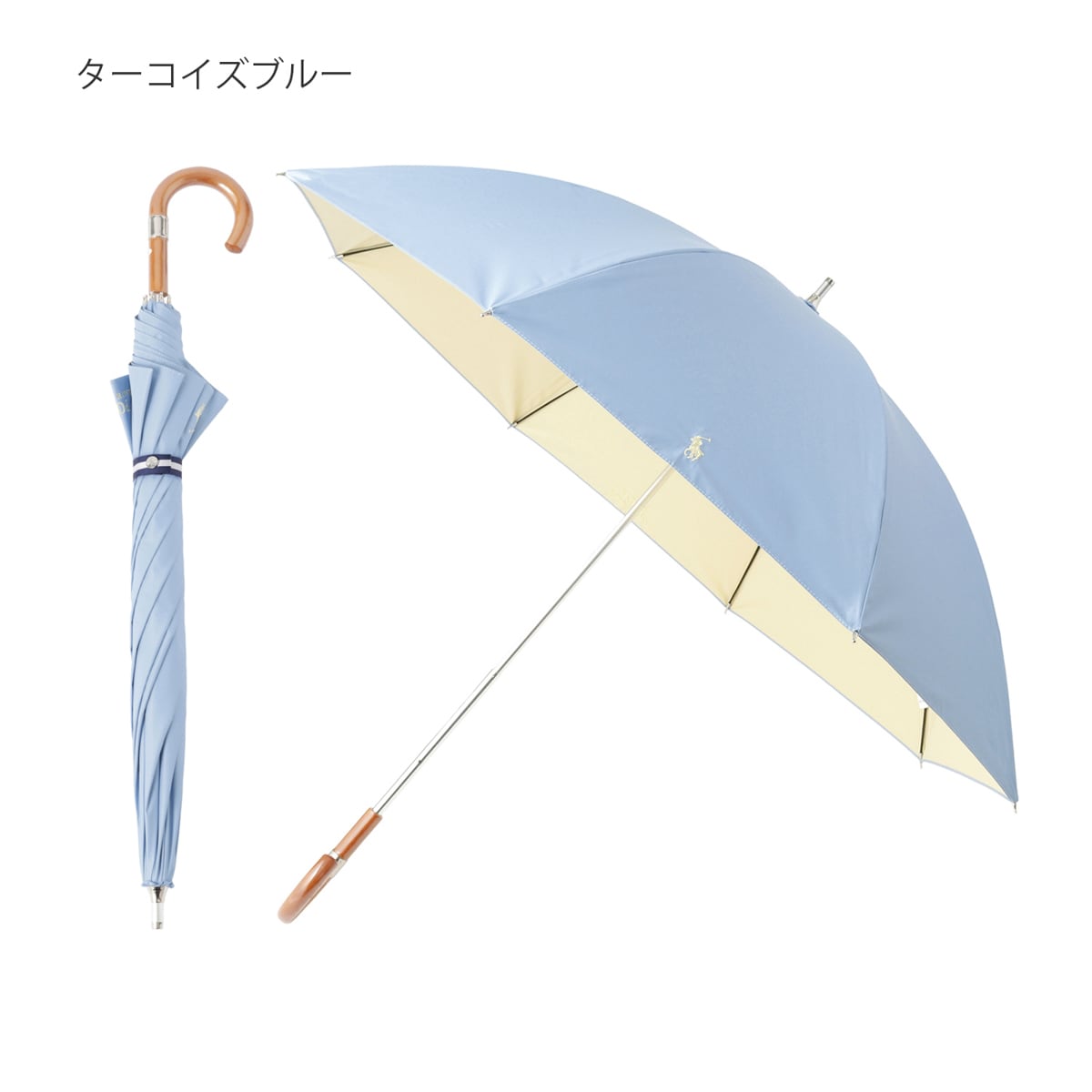 軽量】晴雨兼用日傘 長傘 ジャガード×レース／遮光 遮熱 UV