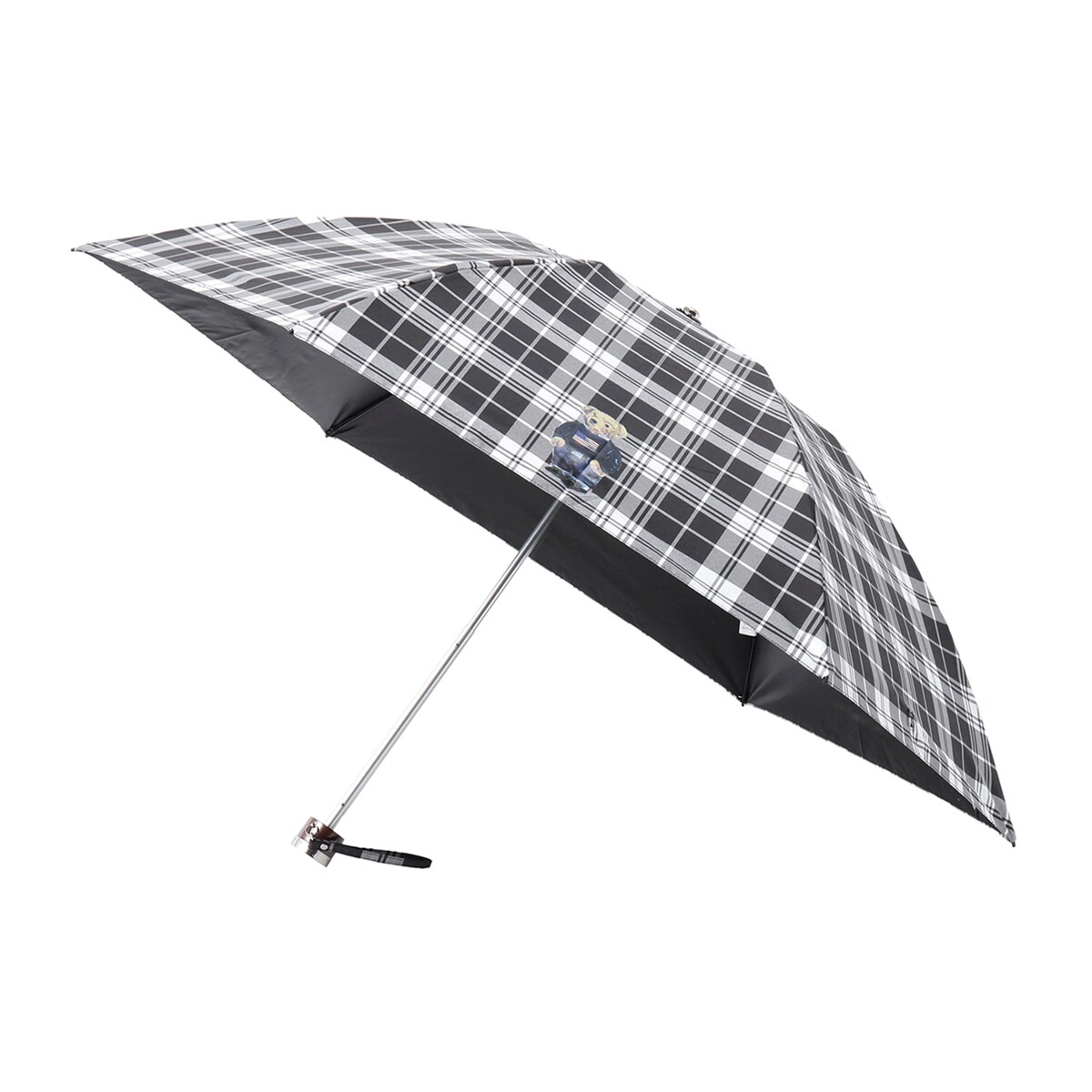 【最終値下げ☆美品】ラルフローレン  晴雨兼用　折り畳み傘　チェック ポロ ラルフ ローレン POLO RALPH LAUREN 晴雨兼用折りたたみ
