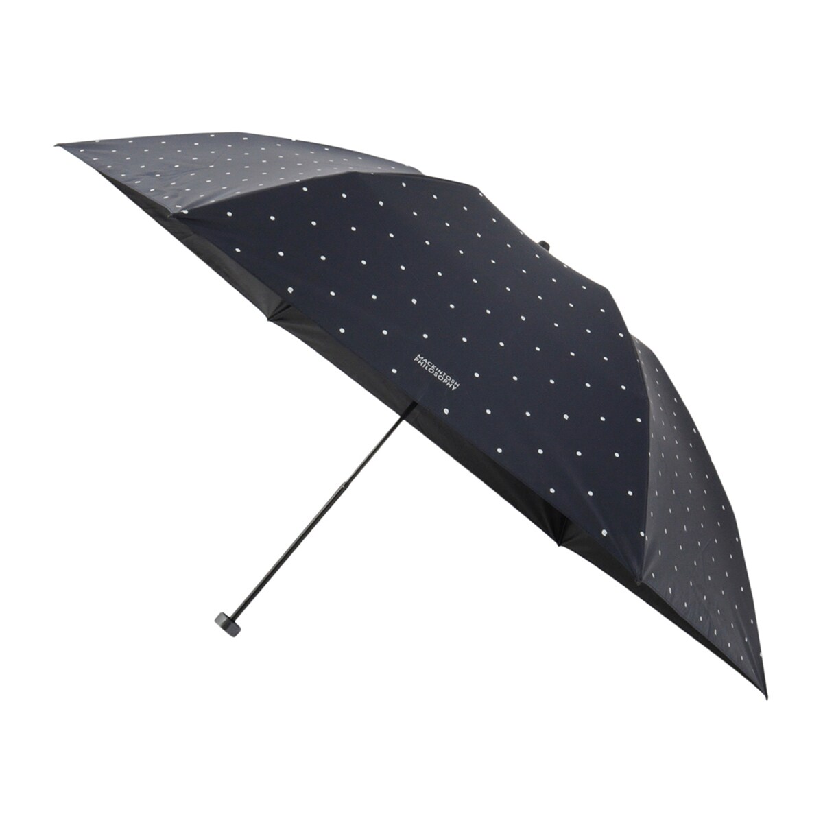 大きめ】晴雨兼用日傘 折りたたみ傘 ドット＆ゴースト／遮光 遮