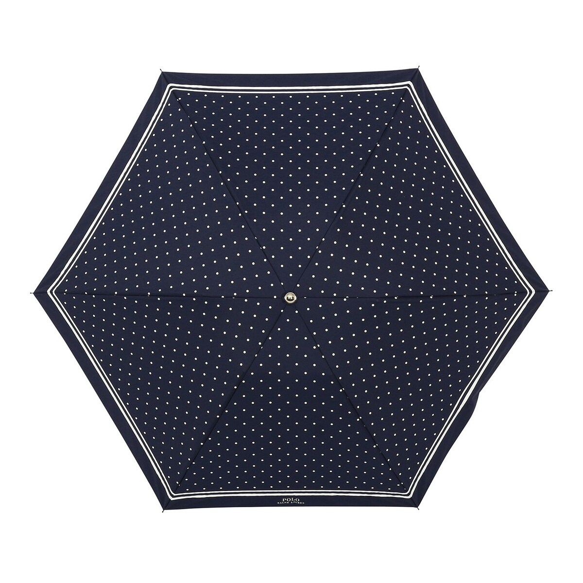 新品　ラルフローレン　一級遮光　日傘　晴雨兼用　ドット　黒 POLO RALPH LAUREN 傘 遮光 晴雨兼用日傘 ドット×グログラン