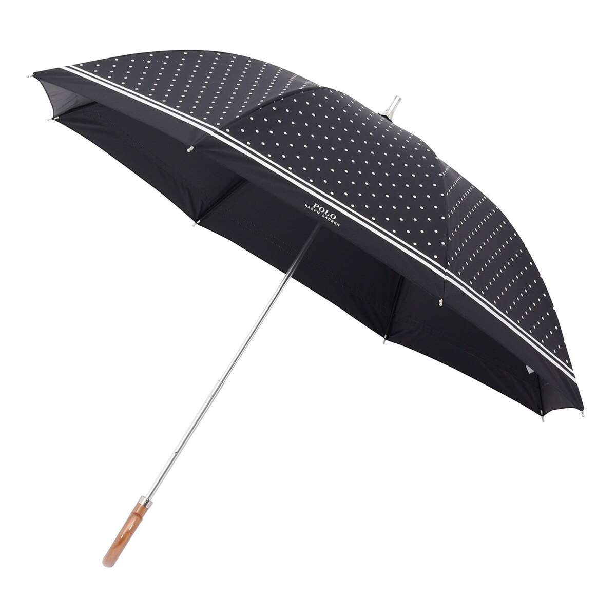 新品 ラルフローレン 晴雨兼用 黒 楽折 ポロ ラルフ ローレン POLO RALPH LAUREN 晴雨兼用日傘