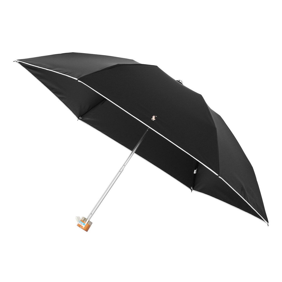 晴雨兼用日傘 ワンポイントPP 遮光 遮熱 UV 折りたたみ傘 | ポロ