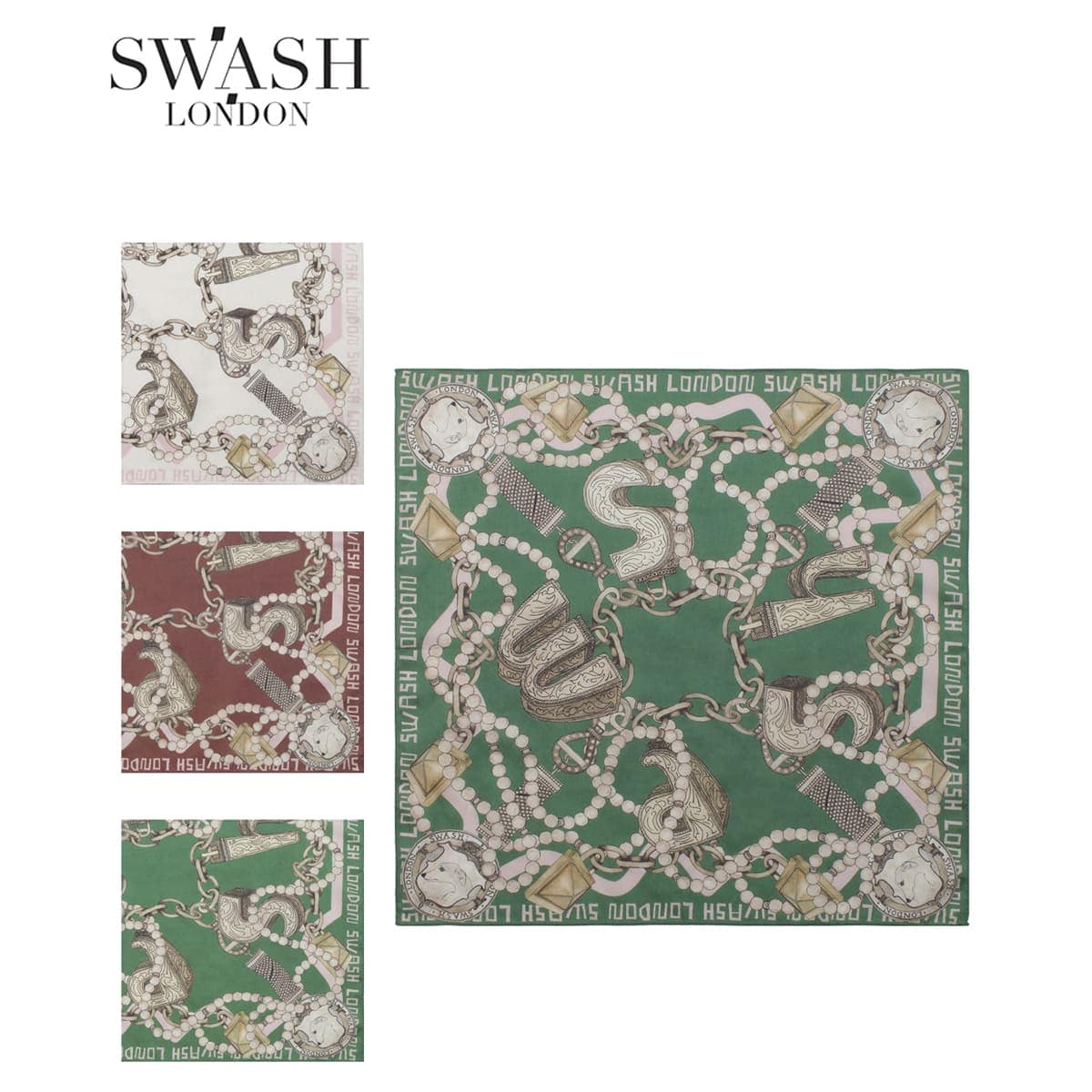 スウォッシュ ロンドン(SWASH LONDON) キッズ スカーフ