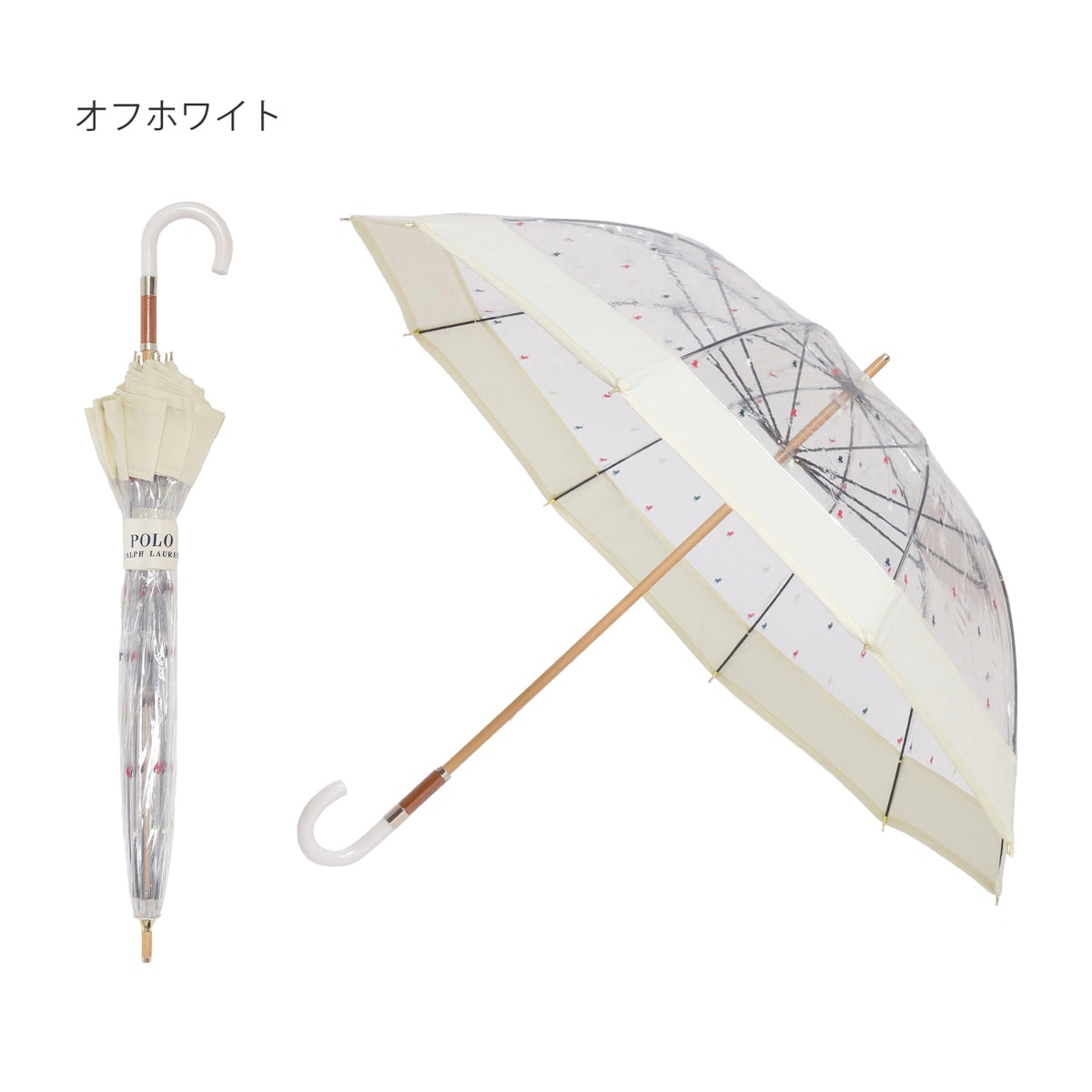 ポロ ラルフ ローレン 　ポロベア　透明ビニール傘　TPU傘 POLO RALPH LAUREN(ポロ ラルフ ローレン)のTPU×SEASONAL BEAR