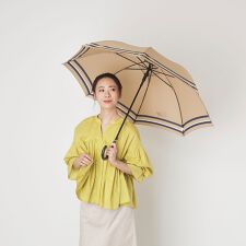 ポロ ラルフ ローレン(POLO RALPH LAUREN)の【日本製】雨傘 長傘 ポロポニー ロゴ ワンポイント ボーダー バイカラー UV ユニセックス