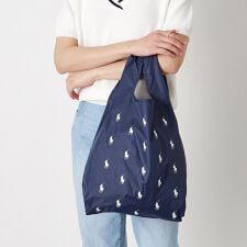 ポロ ラルフ ローレン(POLO RALPH LAUREN)のレインバッグ ポロポニー 総柄 ロゴ ポケッタブル ユニセックス