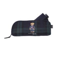 ポロ ラルフ ローレン(POLO RALPH LAUREN)の【WEB限定】雨傘 折りたたみ傘 ケース入り ポロベア ロゴ チェック パイピング 無地 UV