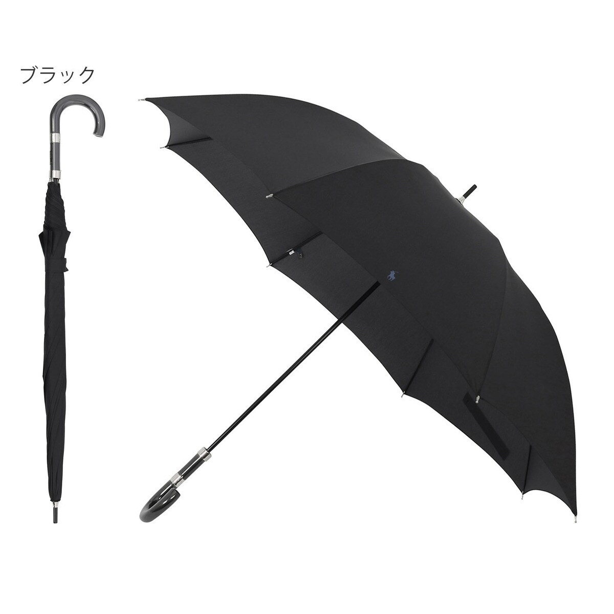 大きい 60cm】雨傘 折りたたみ傘 ポロポニー ロゴ ワンポイント