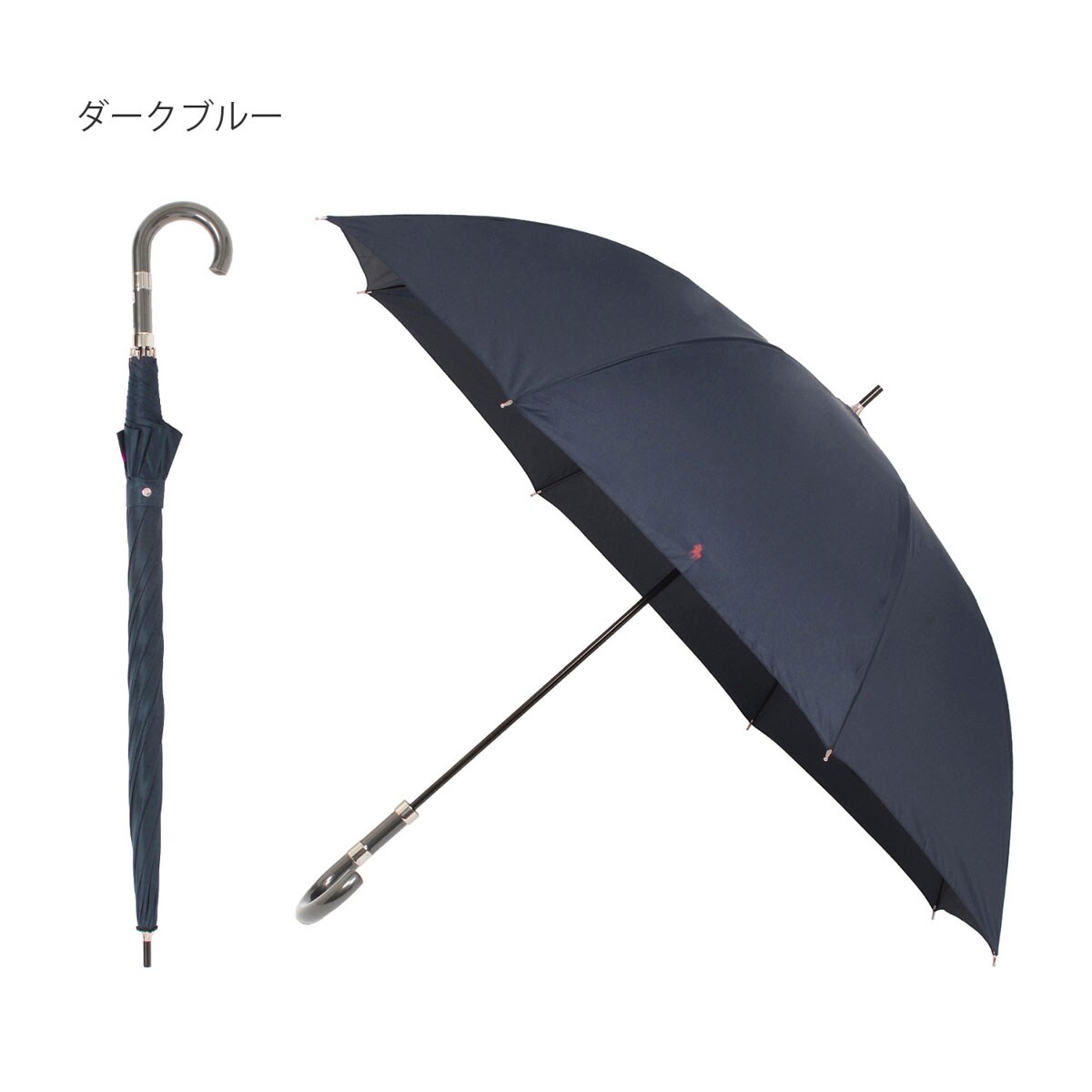 大きい 60cm】雨傘 折りたたみ傘 ポロポニー ロゴ ワンポイント