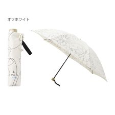 ランバン オン ブルー(LANVIN en Bleu)の【簡単開閉】雨傘 折りたたみ傘 花柄 フラワー