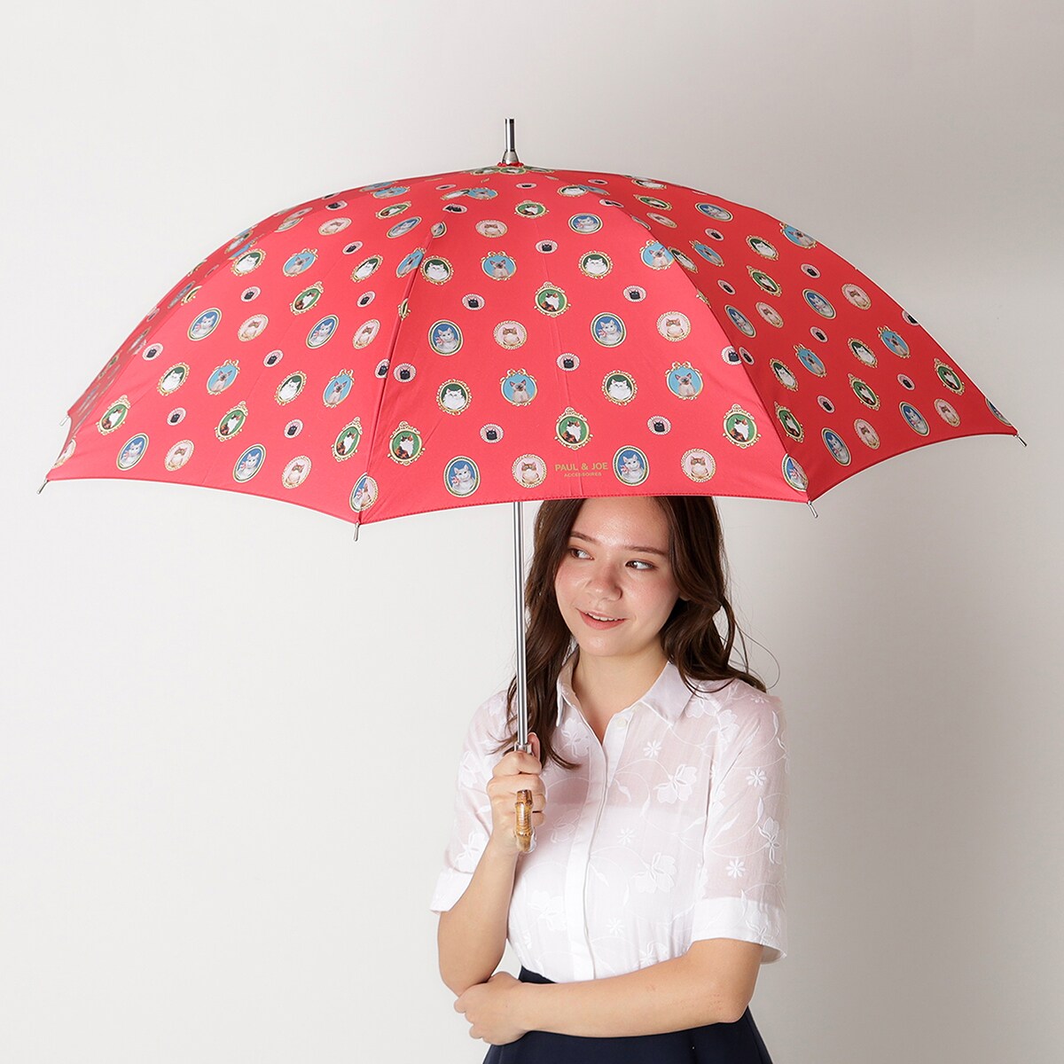 ブルーレーベルクレストブリッジ新品ピンク 雨傘 / 長傘 晴雨