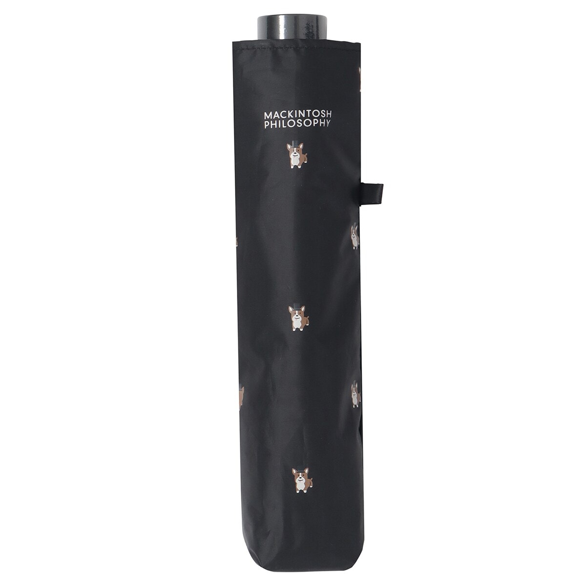 晴雨兼用折りたたみ日傘 コーギー 犬柄 ロゴ ワンポイント 1級遮光 遮