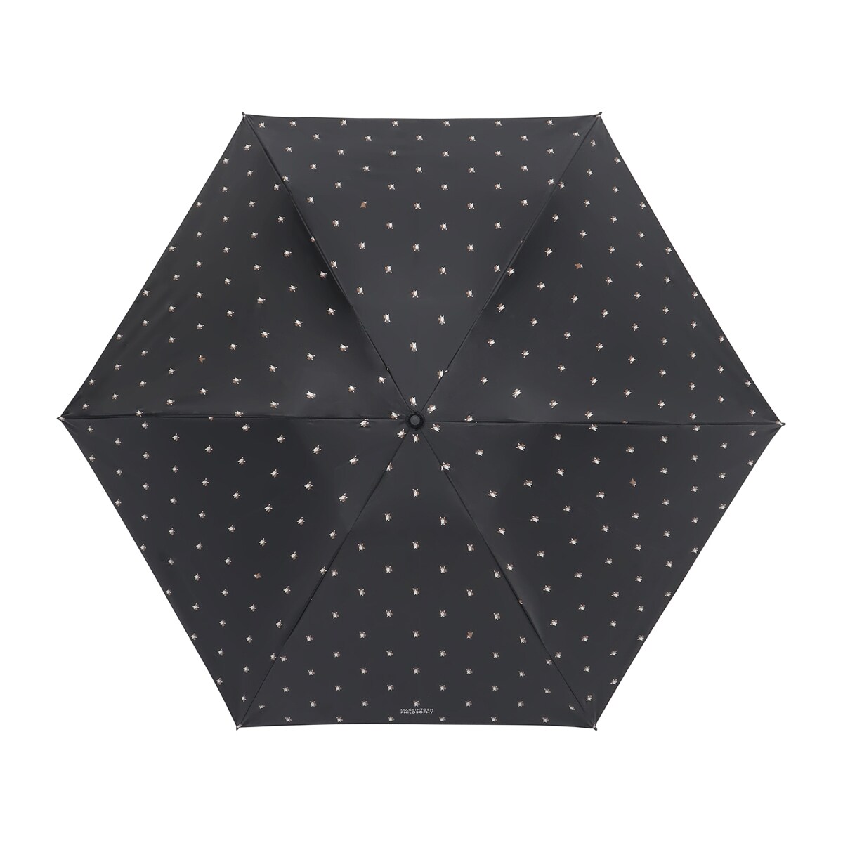 ★新品★マッキントッシュフィロソフィー　晴雨兼用　日傘　楽折　1級遮光　コーギー 晴雨兼用折りたたみ日傘 コーギー 犬柄 ロゴ ワンポイント 1級