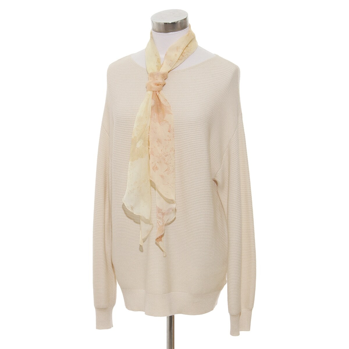 未使用　ミラショーン　シルク　キルティング　ガウン　SILK MLS0125S0001_zo_a101.jpg