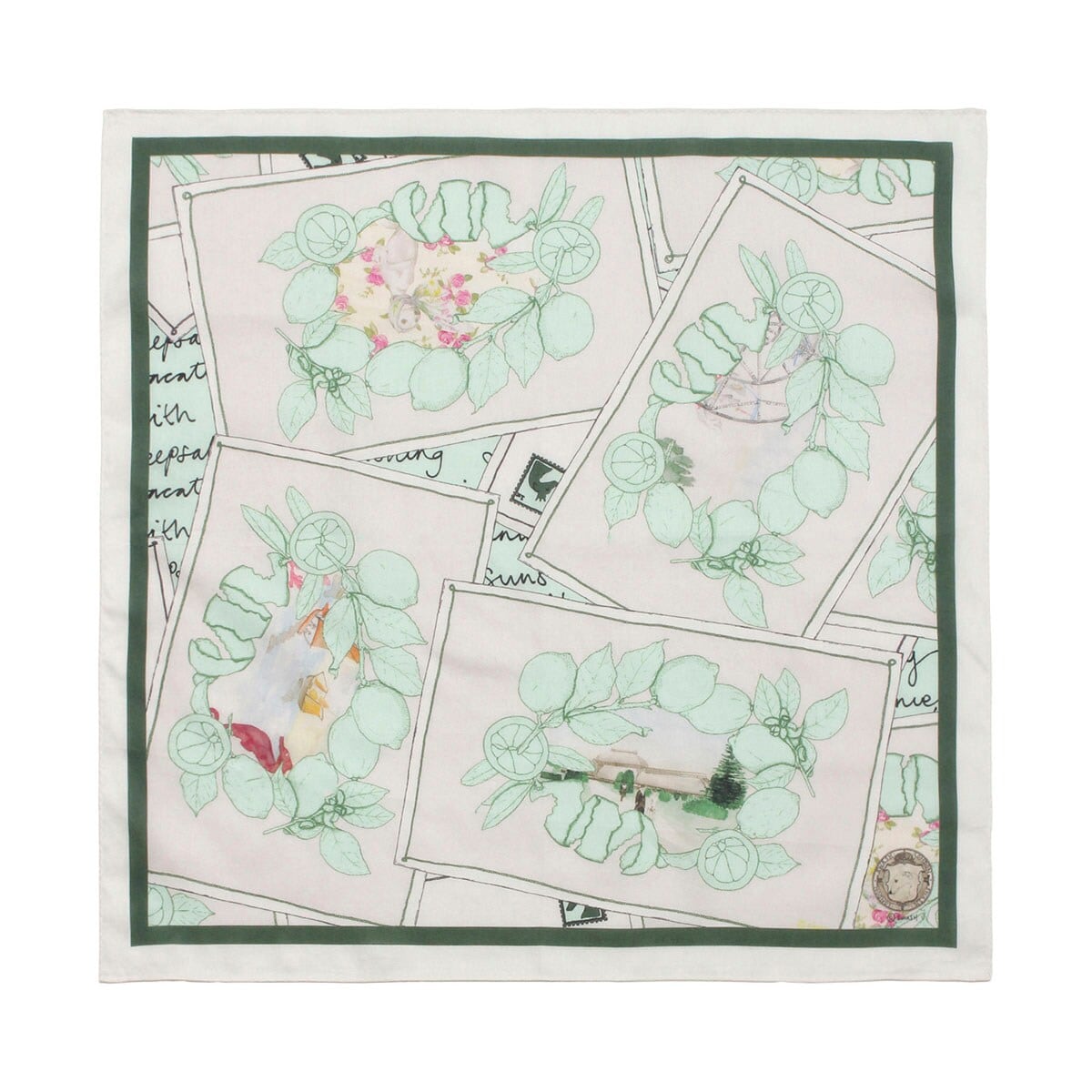 [}C]y{ MtgpbP[WznJ` 52×52cm Rbg -Picture Postcard-/XEHbV hiSWASH LONDONj O[